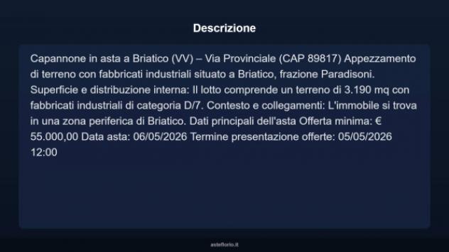 Immobile in asta di 3190 m² in vendita a Briatico - Foto 5
