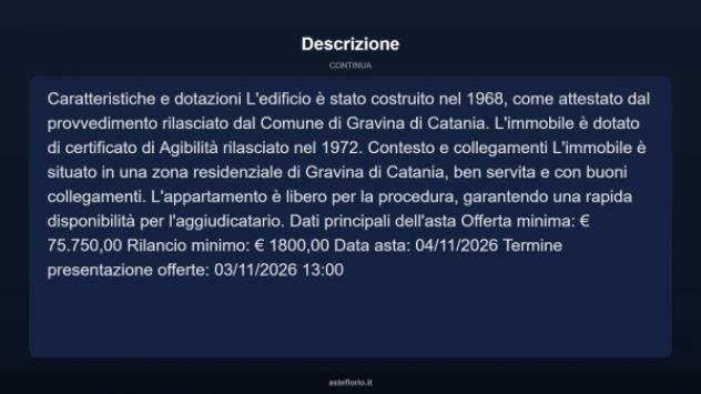 Immobile in asta di 142 m² in vendita a Gravina di Catania - Foto 4