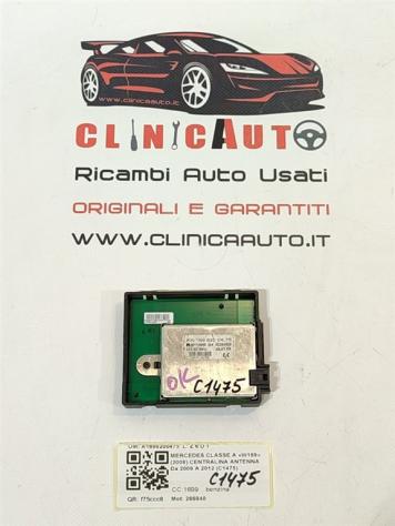 CENTRALINA ANTENNA MERCEDES Classe A W169 4° Serie A1698200475 266940 (08)