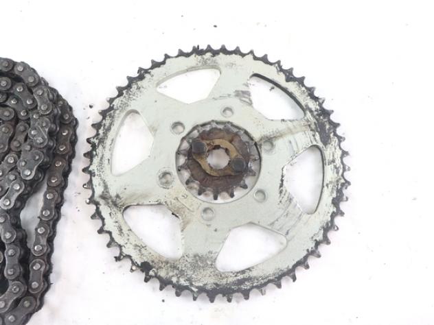 VOGE BRIVIDO R 125 2600102790001 2904202930001 KIT CATENA CORONA PIGNONE 23 - 26 DRIVE CHAIN KIT - Foto 2
