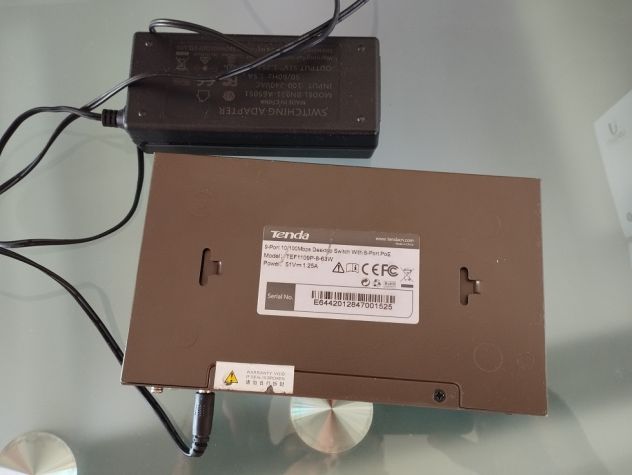 TENDA POE SWITCH TEF1109P-8-63W 9 PORTE 10100 MBPS - Foto 4