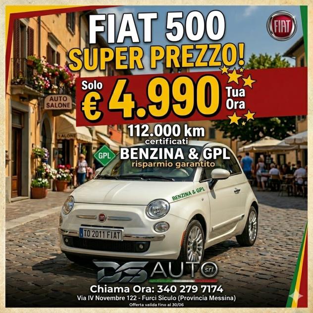 Fiat 500 1.2 EasyPower Lounge