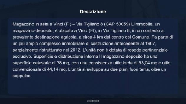 Immobile in asta di 38 m² in vendita a Vinci - Foto 10