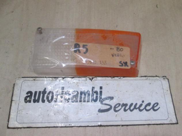 15511233 VETRO TRASPARENTE FANALINO FRECCIA INDICATORE DI DIREZIONE ANTERIORE SINISTRO SEIMA RENAULT R5 1.1 B 3P RICAMBIO NUOVO