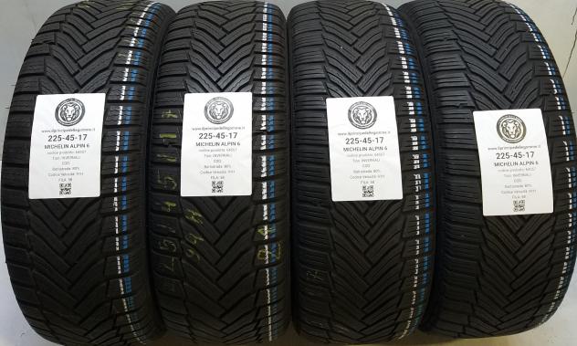 4 GOMME 225 45 17 MICHELIN A64557