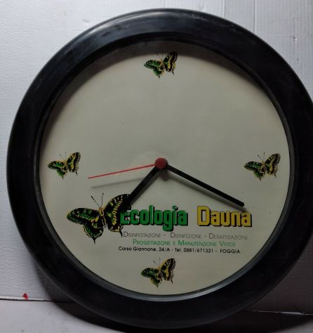 OROLOGIO DA PARETE PUBBLICITARIO EPOCA ANNI 90 - Foto 5