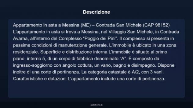 Immobile in asta di 55 m² in vendita a Messina - Foto 4