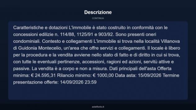 Immobile in asta di 53 m² in vendita a Guidonia Montecelio - Foto 9