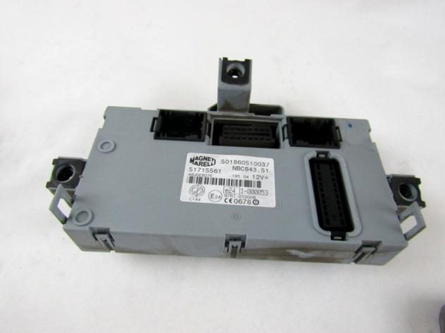 55195819 KIT ACCENSIONE AVVIAMENTO LANCIA YPSILON 1.3 D 51KW 5M 3P (2004) RICAMBIO USATO CON CENTRALINA MOTORE, BLOCCHETTI ACCENSIONE APERTURA CON CHI - Foto 7