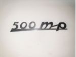 TARGHETTA “500 MP”