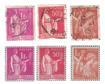 A142 - RARA VARITA' DI FRANCOBOLLI FRANCESI