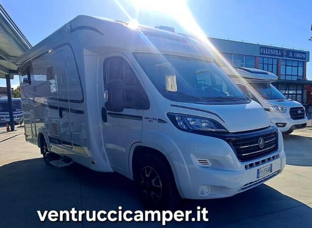 Etrusco 6900DB LETTO TRAVERSO POST CON BASCULANTE ANTERIORE GARAGE 6,99M FINANZIABILE 180 MESII