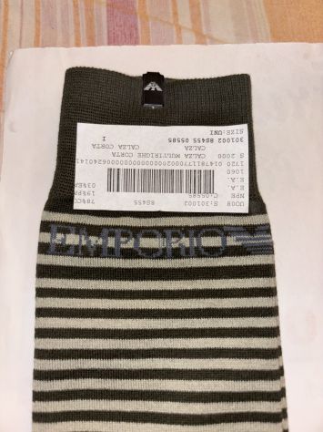 2 PAIA CALZE NUOVE CON CARTELLINO DA UOMO FIRMATE ORIGINALI”EMPORIO ARMANI”MADE - Foto 5
