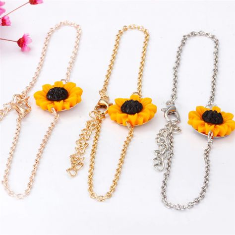 GIOIELLI GIRASOLE SET COLLANA + ORECCHINI + ANELLO + BRACCIALE ORO/ARGENTO/ROSA - Foto 6