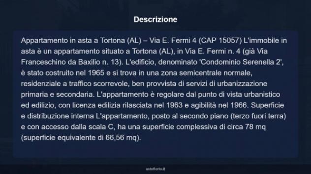 Immobile in asta di 68 m² in vendita a Tortona - Foto 8