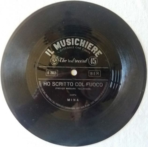 5 Flexi-disc "Il Musichiere" con pubblicità dei Gialli Mondadori- del 1959 - Foto 8
