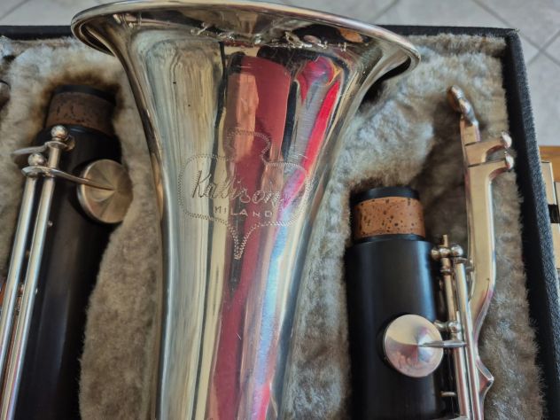 Clarinetto Basso KALISON Milano in Ebano Revisionato - Foto 3
