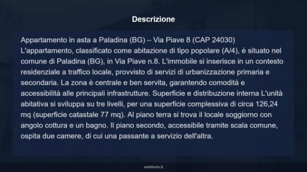 Immobile in asta di 77 m² in vendita a Paladina - Foto 17