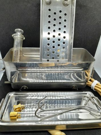 bollitore con siringa vintage autoalimentato a corrente - Foto 7