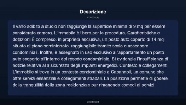 Immobile in asta di 74 m², box auto in vendita a Capannoli - Foto 4