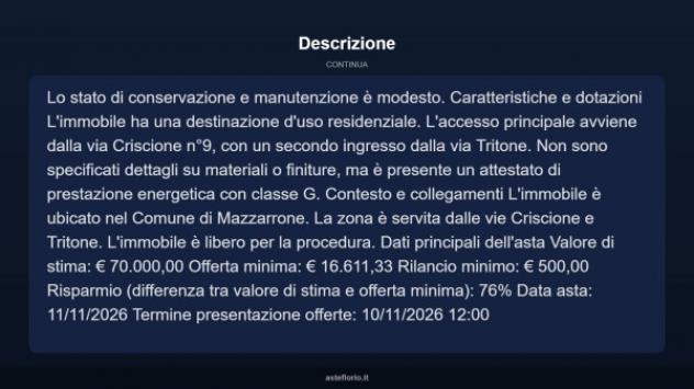 Immobile in asta di 198 m² in vendita a Mazzarrone - Foto 17