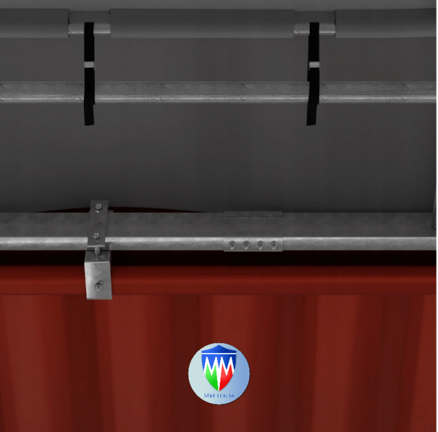 tunnel Tendoni tra Containers 10 x 6 x 6,2 mt. con testate da ambo i Timpani - Foto 5