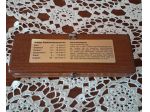 Set vintage tedesco 'Winometer' . Custodia in legno sagomato contiene un termome