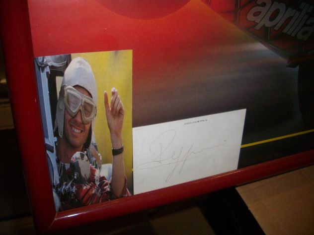 QUADRO Marco Melandri e Loris Reggiani firma autografa su t.short - Foto 3