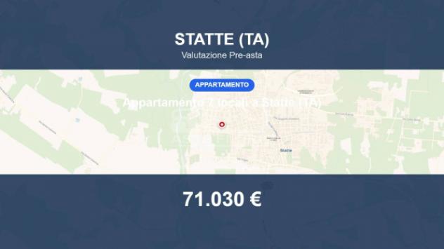 Immobile in asta di 174 m², box auto in vendita a Statte