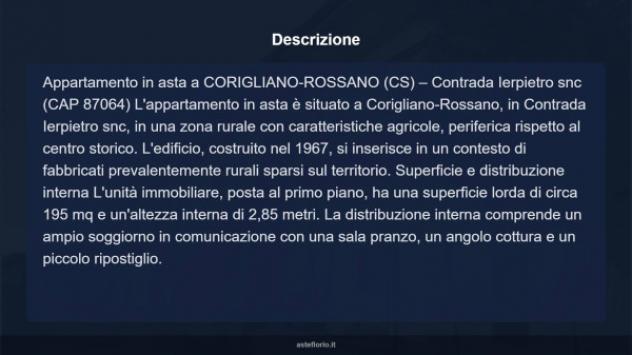 Immobile in asta di 195 m² in vendita a Corigliano-Rossano - Foto 11