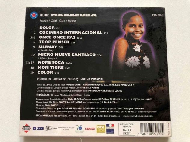 Le Manacuba Luc Le Masne Etichetta:Buda Musique – 82272-2 Nuovo - Foto 2