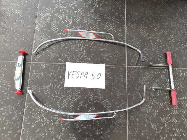 PROTEZIONI PERIMETRALI COFANO VESPA 50