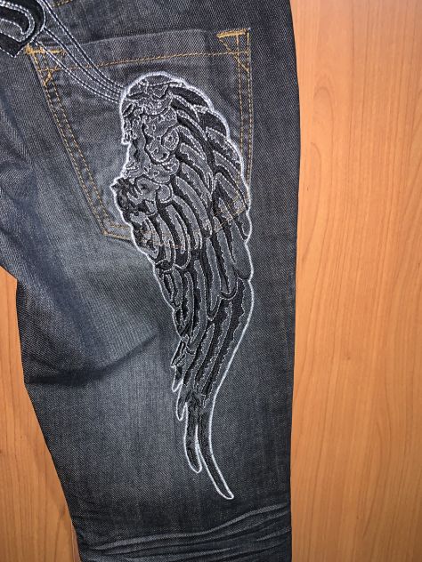 JEANS PARI A NUOVI MA VINTAGE,DA DONNA,A VITA BASSA,LEGGERMENTE ELASTICIZZATI,CO - Foto 9