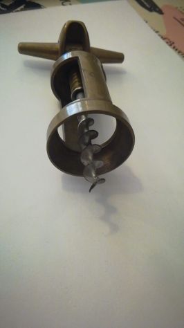 Cavatappi in ottone massiccio 1920 vintage - Foto 4
