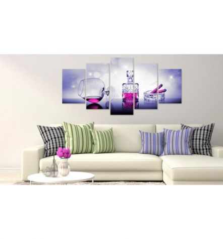 Quadro Alcolico Cm. 100x50 E 200x100 - Viola - ARREDALACASA - Foto 2