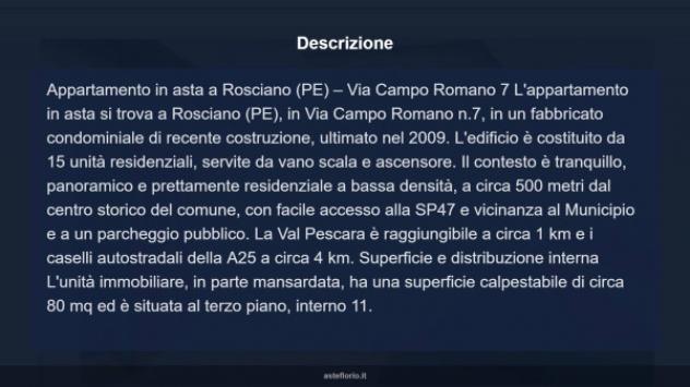 Immobile in asta di 80 m², box auto in vendita a Rosciano - Foto 15