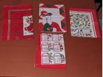4 Strofinacci Canovacci Cucina Vintage Calendari 1990 1992 1997 2007 Natale