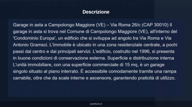 Immobile in asta di 15 m² in vendita a Campolongo Maggiore - Foto 5