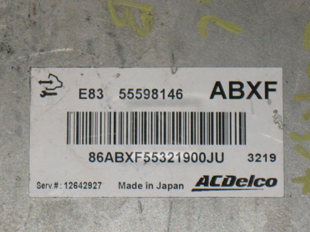 55598146 ECU CENTRALINA MOTORE OPEL CORSA ASTRA E83 ABXF 12642927 55598146ABXF - Foto 2