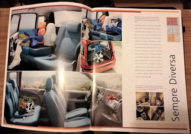 3 brochure Fiat Panda 2005 originali 2ª serie depliant cataloghi. Ottimo stato - Foto 4