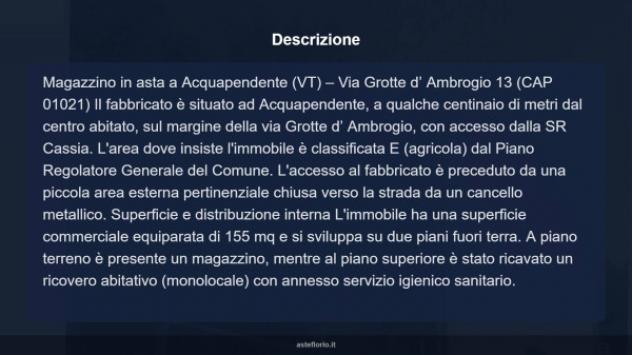 Immobile in asta di 155 m² in vendita a Acquapendente - Foto 7