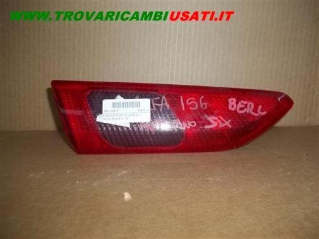 FANALE POST.S.(parte int.) ALFA ROMEO 156 Parti elettriche Fanaleria Fanali Fanale post. sx. ALFA ROMEO - 156 - 01-04-2000 - 01-03-2002, ALFA ROME