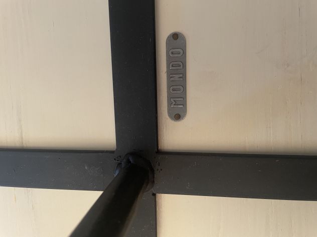 TAVOLINI IN FERRO BATTUTO E BASE LEGNO SBIANCATO - Foto 8