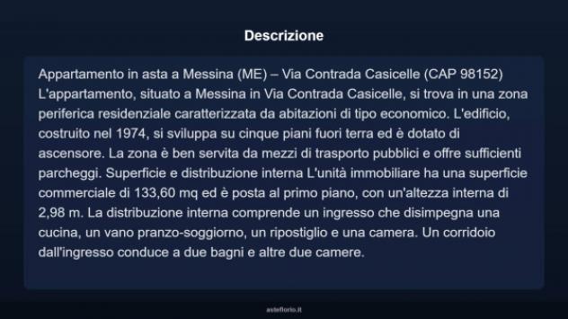 Immobile in asta di 133 m² con più di 5 locali in vendita a Messina - Foto 6