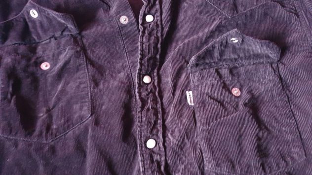 Camicia Jeans Levi's nera Tg L - ORIGINALE - Foto 2