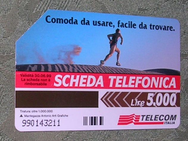 SCHEDA TELEFONICA ITALIA 16
