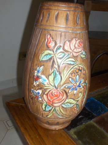 Antico Vaso Dipinto Artigianale Veneziano - Foto 8