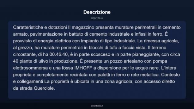 Immobile in asta di 552 m² in vendita a Villa San Giovanni in Tuscia - Foto 7