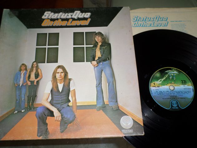 STATUS QUO - On The Level - LP / 33 giri 1975 Gatefold Vertigo