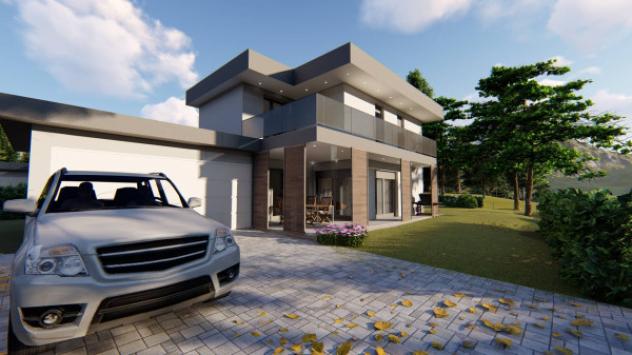 Villa di 185 m² con 4 locali e box auto doppio in vendita a Brebbia